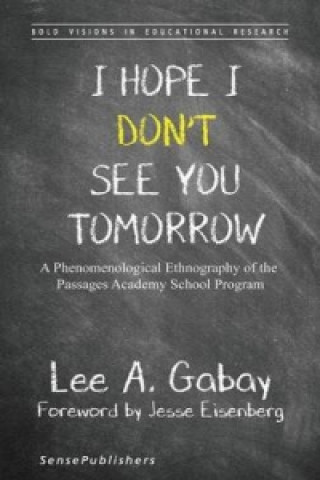 Knjiga I Hope I Don't See You Tomorrow Lee a Gabay