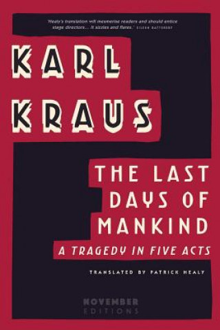 Kniha Last Days of Mankind Karl Kraus