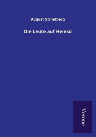Kniha Leute auf Hemsoe August Strindberg