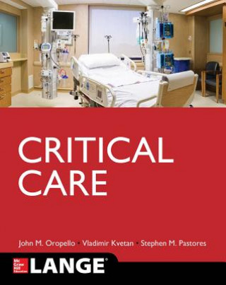 Kniha Lange Critical Care John Oropello