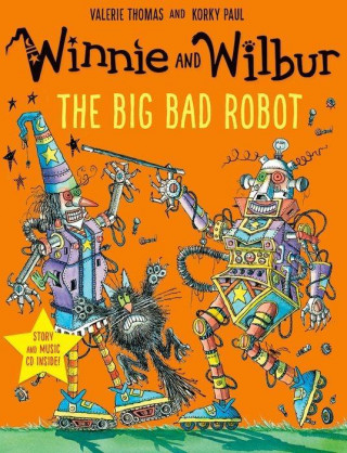Könyv Winnie and Wilbur: The Big Bad Robot with audio CD Valerie Thomas