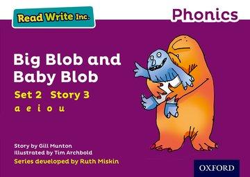 Knjiga Read Write Inc. Phonics: Purple Set 2 Storybook 3 Big Blob and Baby Blob Gill Munton