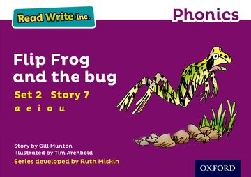 Book Read Write Inc. Phonics: Purple Set 2 Storybook 7 Flip Frog and the Bug Gill Munton