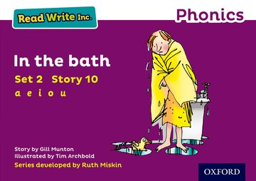 Libro Read Write Inc. Phonics: Purple Set 2 Storybook 10 In the Bath Gill Munton