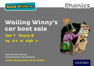 Kniha Read Write Inc. Phonics: Grey Set 7 Storybook 6 Wailing Winny's Car Boot Sale Gill Munton