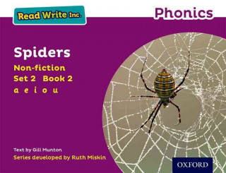 Könyv Read Write Inc. Phonics: Purple Set 2 Non-fiction 2 Spiders Gill Munton