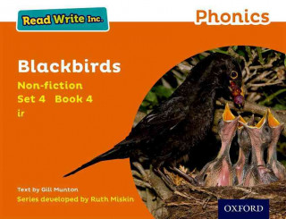 Kniha Read Write Inc. Phonics: Orange Set 4 Non-fiction 4 Blackbirds Gill Munton