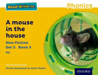 Buch Read Write Inc. Phonics: Yellow Set 5 Non-fiction 5 A Mouse in the House Gill Munton