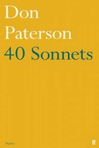 Kniha 40 Sonnets Don Paterson