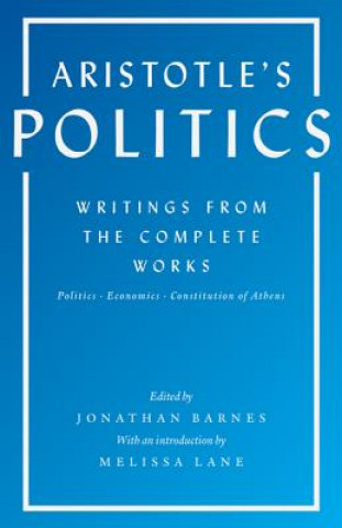 Libro Aristotle's Politics Aristotle