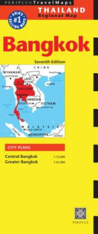 Tiskovina Bangkok Travel Map Seventh Edition Periplus Editors
