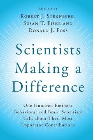 Boek Scientists Making a Difference EDITED BY ROBERT J.