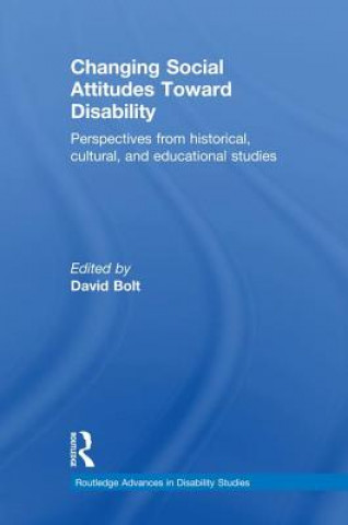 Kniha Changing Social Attitudes Toward Disability 