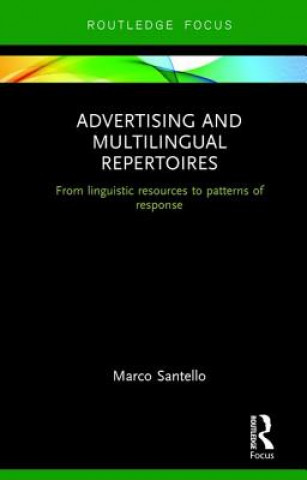 Książka Advertising and Multilingual Repertoires Marco Santello