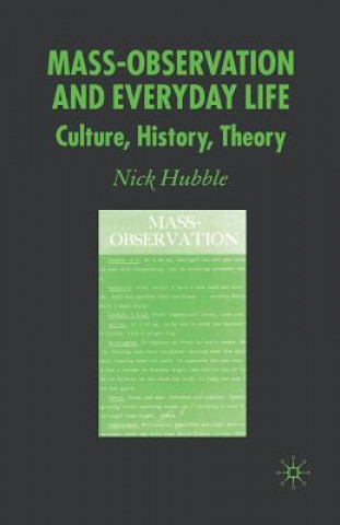 Buch Mass Observation and Everyday Life N. Hubble