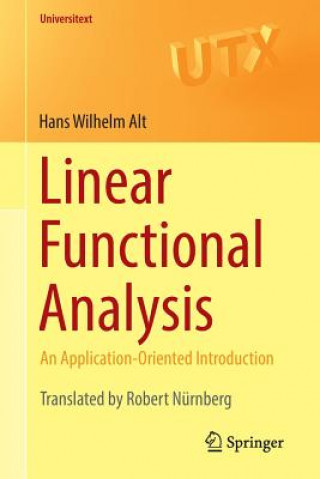 Kniha Linear Functional Analysis Hans Wilhelm Alt