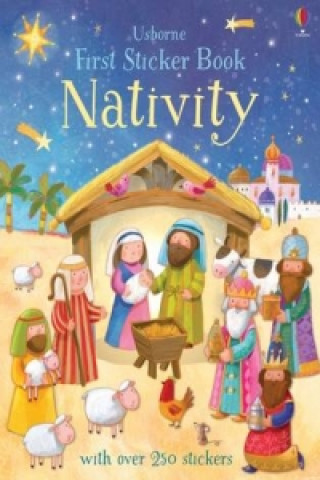 Книга First Sticker Book Nativity Felicity Brooks