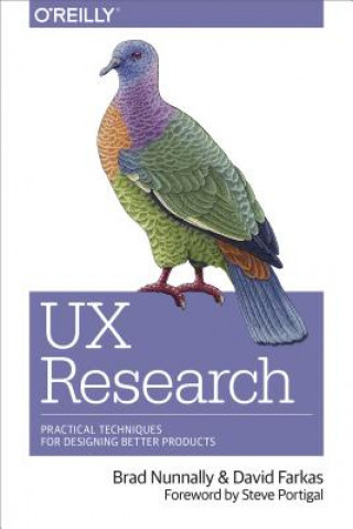 Könyv UX Research Brad Nunnally
