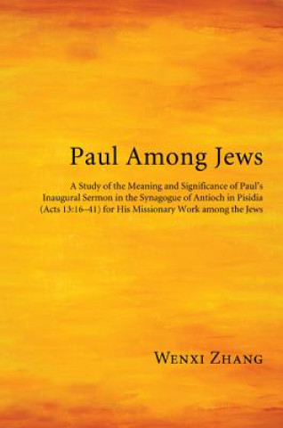 Kniha Paul Among Jews WENXI ZHANG