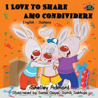 Kniha I Love to Share Amo Condividere SHELLEY ADMONT