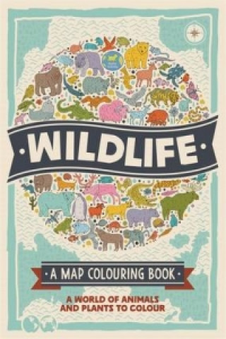 Książka Wildlife: A Map Colouring Book Natalie Hughes