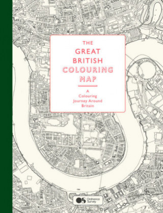 Knjiga Great British Colouring Map Ordnance Survey