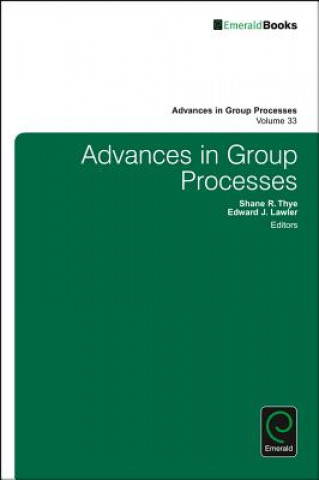 Книга Advances in Group Processes Edward J. Lawler