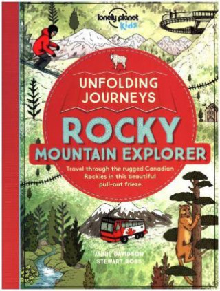 Carte Unfolding Journeys Rocky Mountain Explorer Lonely Planet Kids