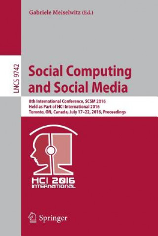 Libro Social Computing and Social Media Gabriele Meiselwitz