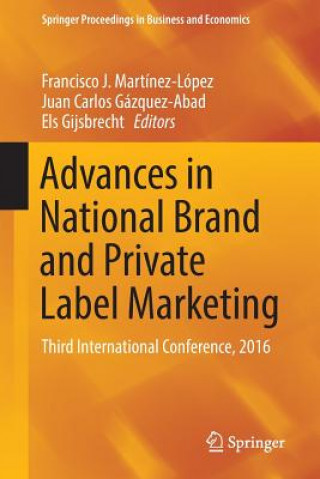 Kniha Advances in National Brand and Private Label Marketing Francisco J. Martínez-López