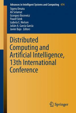 Livre Distributed Computing and Artificial Intelligence, 13th International Conference Sigeru Omatu