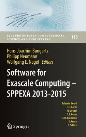 Kniha Software for Exascale Computing - SPPEXA 2013-2015 Hans-Joachim Bungartz