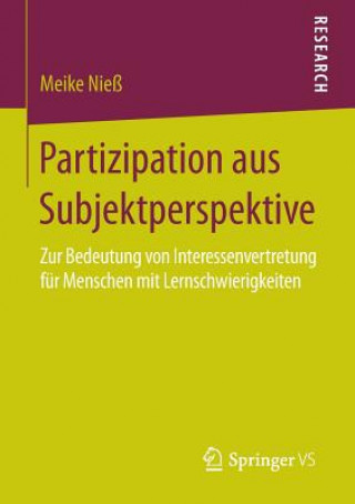 Könyv Partizipation Aus Subjektperspektive Meike Nie