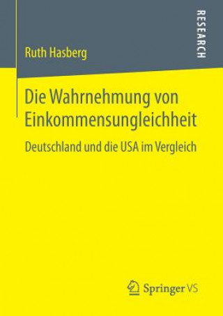 Kniha Die Wahrnehmung Von Einkommensungleichheit Ruth Hasberg