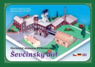 Papírszerek Hornické muzeum Příbram Ševčinský důl - Stavebnice papírového modelu 