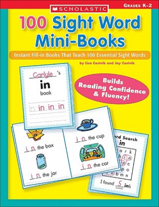 Könyv 100 Sight Word Mini-Books Lisa Cestnik