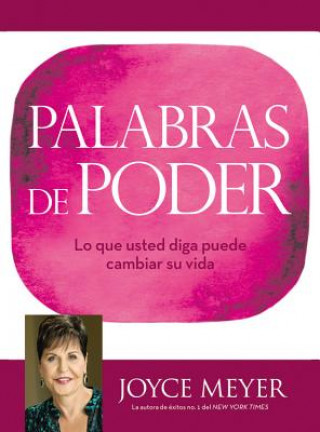 Kniha Palabras de Poder Joyce Meyer