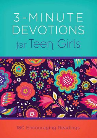Carte 3-Minute Devotions for Teen Girls Compiled By Barbour Staff