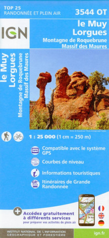 Tiskovina 3544OT Le Muy - Lorgues - Montagne de Roquebrune - Massif des 