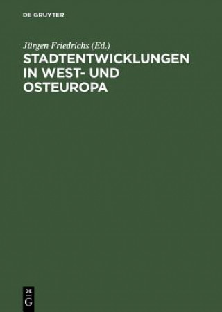 Boek Stadtentwicklungen in West- Und Osteuropa Jürgen Friedrichs