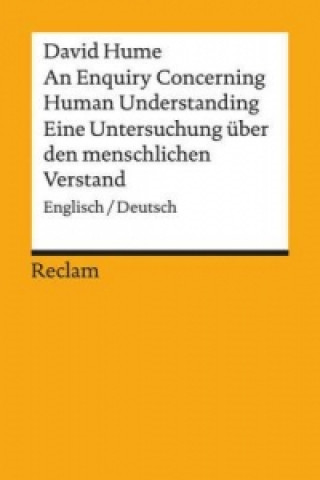 Kniha An Enquiry Concerning Human Understanding / Eine Untersuchung über den menschlichen Verstand David Hume