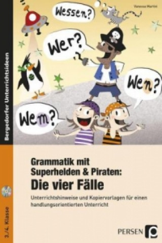 Książka Grammatik mit Superhelden & Piraten: Die 4 Fälle Vanessa Martini