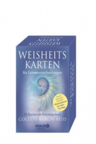 Joc / Jucărie Weisheitskarten für Lebensentscheidungen, 52 Orakelkarten m. Anleitungsbuch Colette Baron-Reid