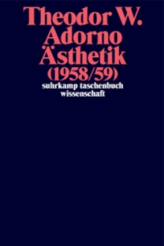 Kniha Ästhetik (1958/59) Theodor W. Adorno