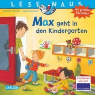 Książka LESEMAUS 18: Max geht in den Kindergarten Christian Tielmann