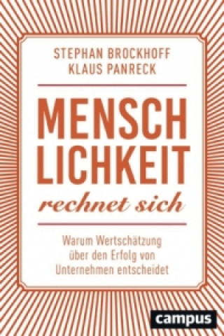 Livre Menschlichkeit rechnet sich Stephan Brockhoff