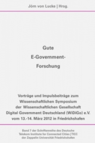 Książka Gute E-Government-Forschung Jörn von Lucke