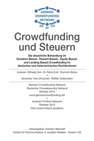Kniha Crowdfunding und Steuern Elfriede Sixt