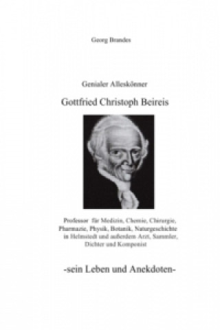 Book Gottfried Christoph Beireis Georg Brandes