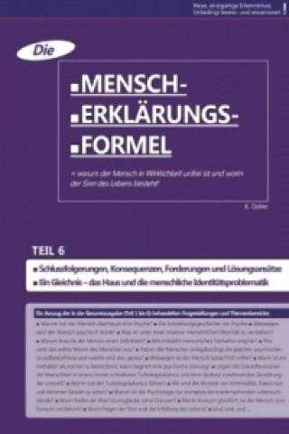 Carte Die Mensch-Erklärungsformel / Die Mensch-Erklärungsformel (Teil 6) K. Ostler